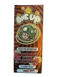 One Up Raspberry Dark Shroom Chocolate  Bars